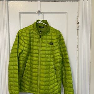 The North Face Lime Green Quilted Jacket